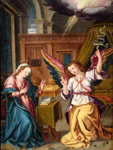 Paintings & Drawings  - Annunciation Flemish Master of 17 th century